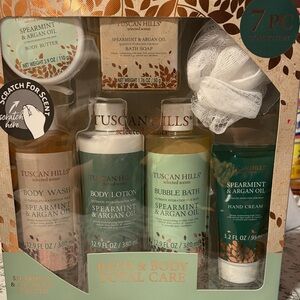 Spearmint & Argan Oil Bath & Body Set